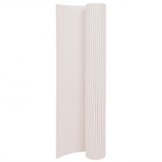 VidaXL Tuinafscheiding Wit PVC 110x500 cm - 34% Korting