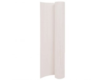 VidaXL Tuinafscheiding Wit PVC 110x500 cm - 34% Korting