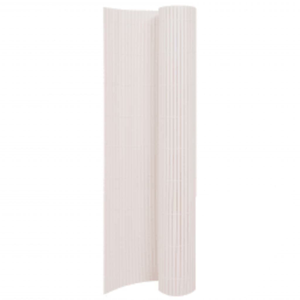 VidaXL Tuinafscheiding Wit PVC 110x500 cm - 34% Korting