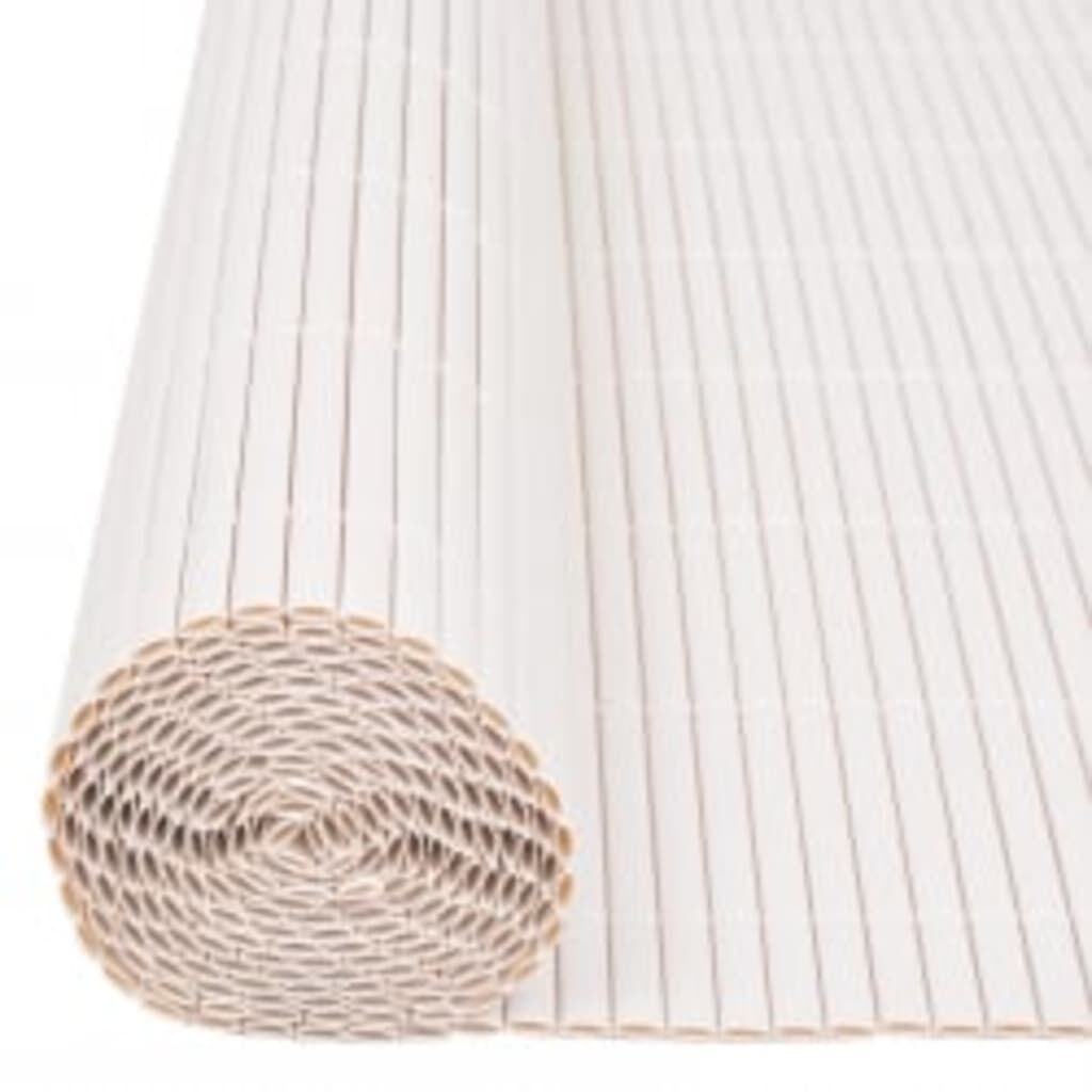 VidaXL Tuinafscheiding Wit PVC 110x500 cm - 34% Korting