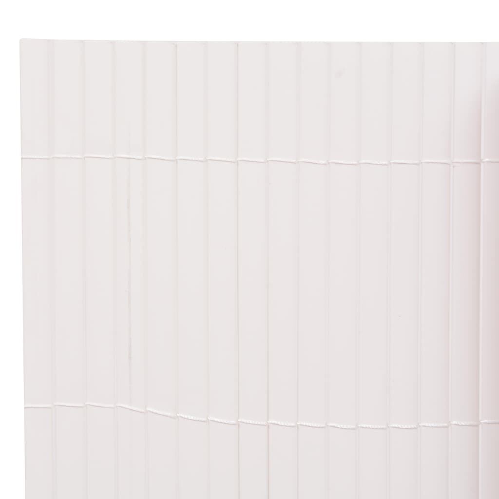 VidaXL Tuinafscheiding Wit PVC 110x500 cm - 34% Korting