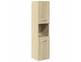 Badkamerkast Sonoma Eiken - 130cm Hoog (29% Korting)