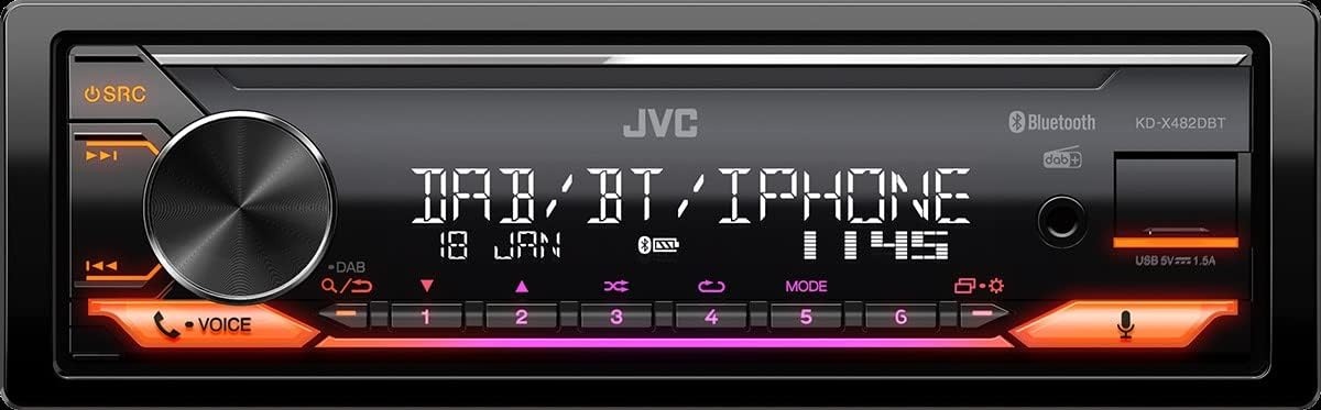 Autoradio DAB+ Bluetooth USB 54% Korting - Lage Inbouwdiepte
