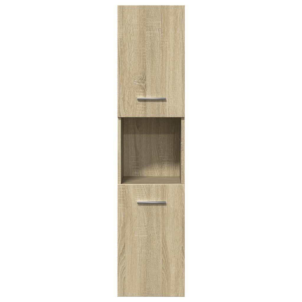 Badkamerkast Sonoma Eiken - 130cm Hoog (29% Korting)