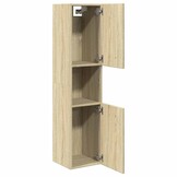 Badkamerkast Sonoma Eiken - 130cm Hoog (29% Korting)