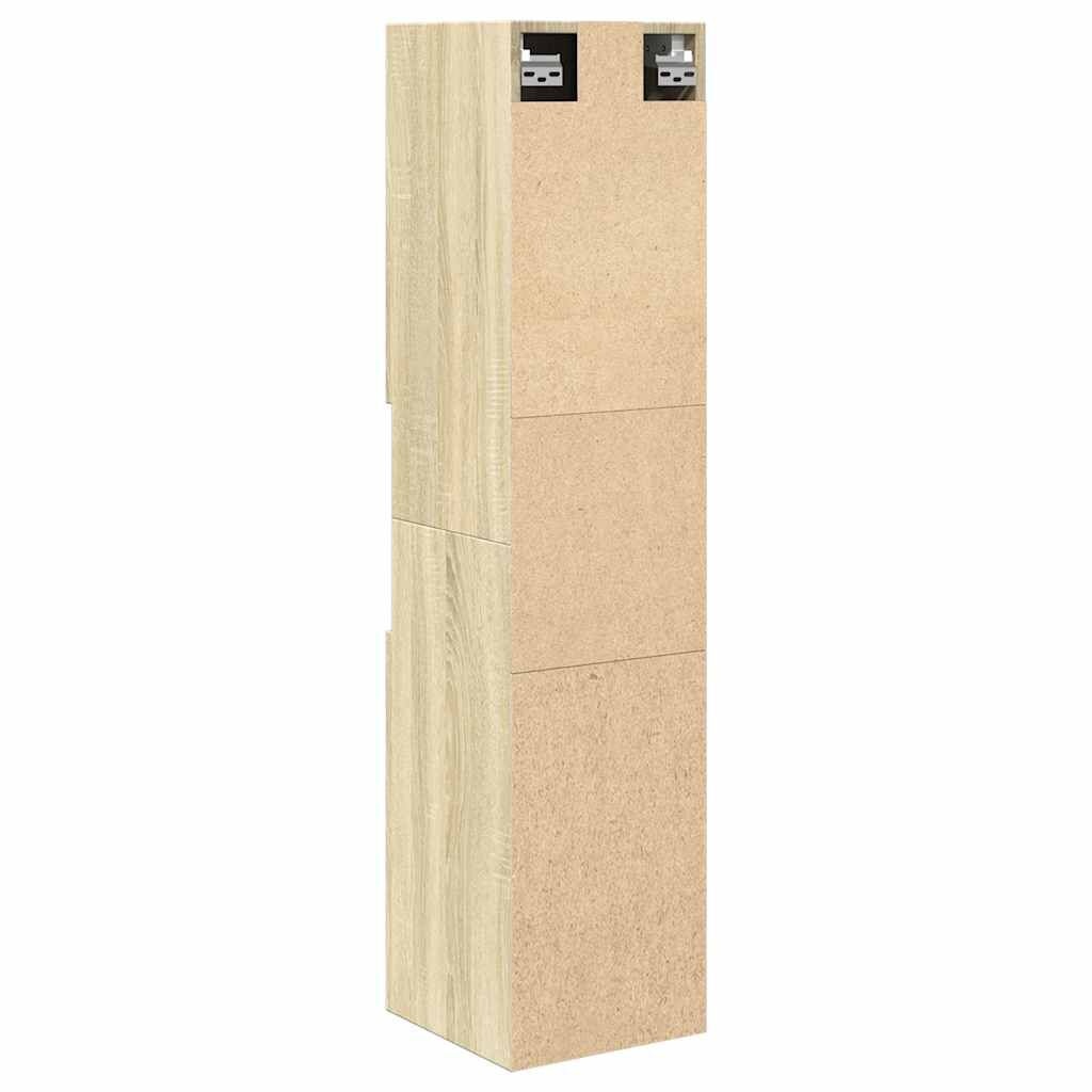 Badkamerkast Sonoma Eiken - 130cm Hoog (29% Korting)