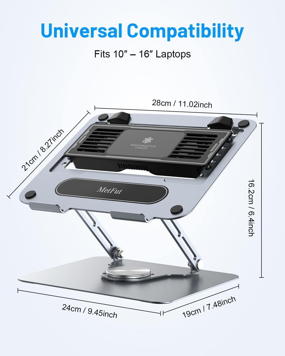 Laptopkoeler tot 15,6" met Peltier, 34% korting