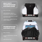 Fietshoes 1-3 Fietsen | Waterdicht Zwart 600D Ripstop | -60%
