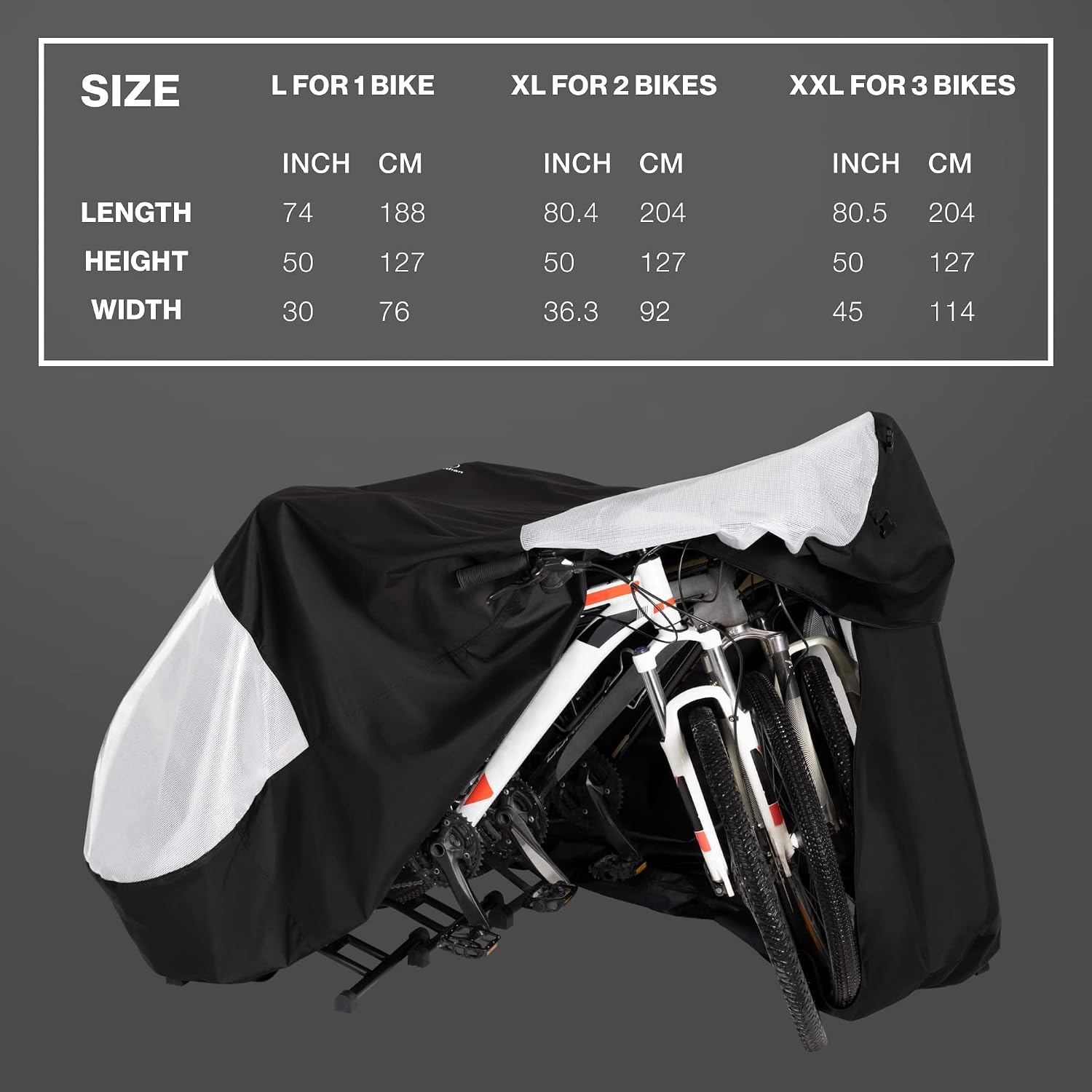 Fietshoes 1-3 Fietsen | Waterdicht Zwart 600D Ripstop | -60%