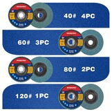 Lamellenschijven 10 stuks - RVS, metaal, hout | 32% Korting