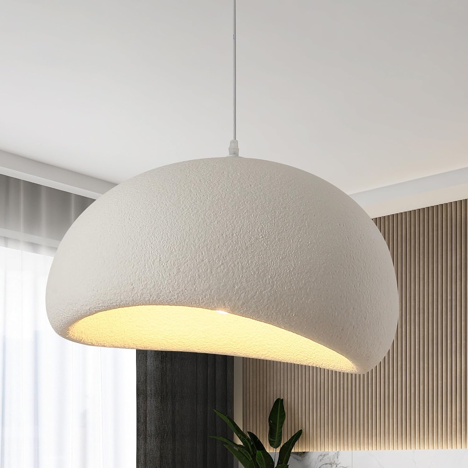 60 Moderne Hanglamp, E27 Basis Japan Wabi Sabi Vogel Nest Stijl Armatuur, Eetkamer Moderne Hanglamp, Gang Eetkamer Keuken