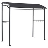 Barbecuepaviljoen 215x150x220 cm Staal Antraciet - 35% Korting!