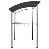 Barbecuepaviljoen 215x150x220 cm Staal Antraciet - 35% Korting!