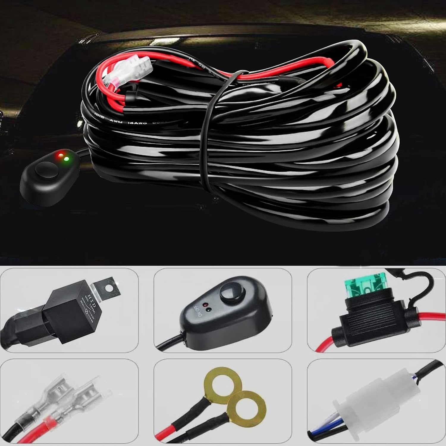 Gebogen LED Lichtbalk 106 cm (42") 540W met Werklampen - 34% Korting