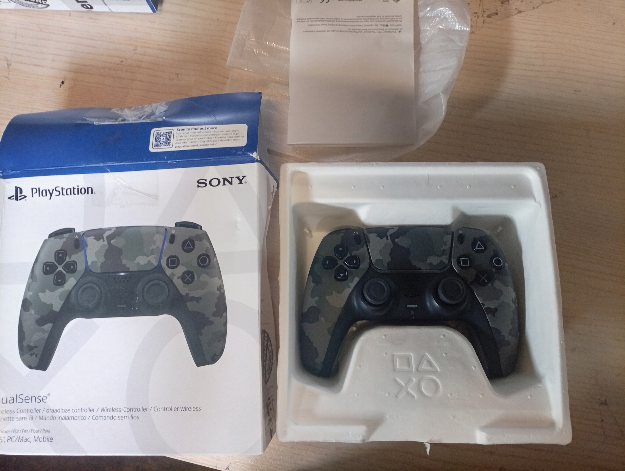 PS5 DualSense Controller Grey Camouflage - 54% Korting