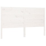 Hoofdbord Massief Grenenhout Wit 146x100 cm - 71% Korting