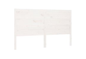 vidaXL Hoofdbord Grenenhout Wit 146x4x100 cm - 56% Korting!