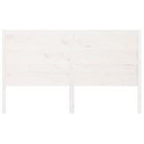 Hoofdbord Massief Grenenhout Wit 146x100 cm - 71% Korting
