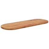 Ovaal Tafelblad Massief Acaciahout - 110x40cm met 34% Korting