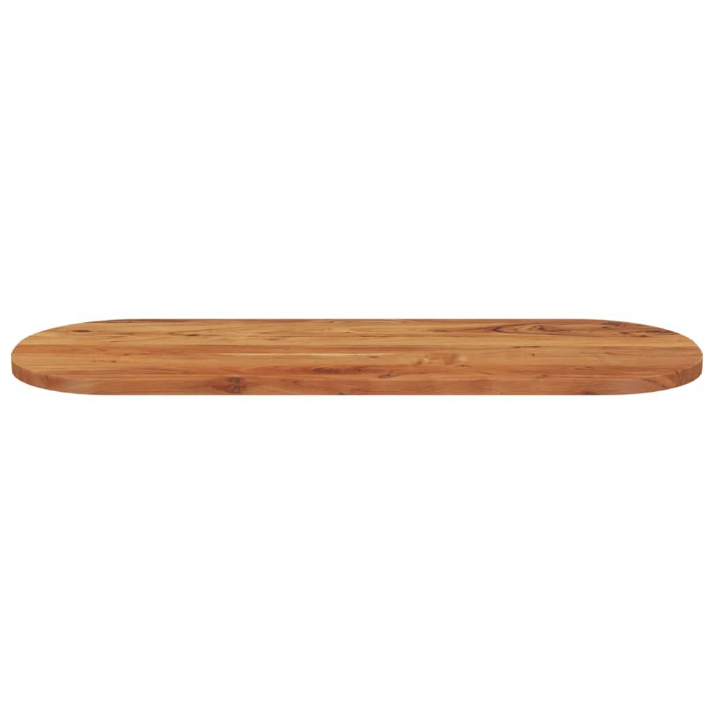 Ovaal Tafelblad Massief Acaciahout - 110x40cm met 34% Korting