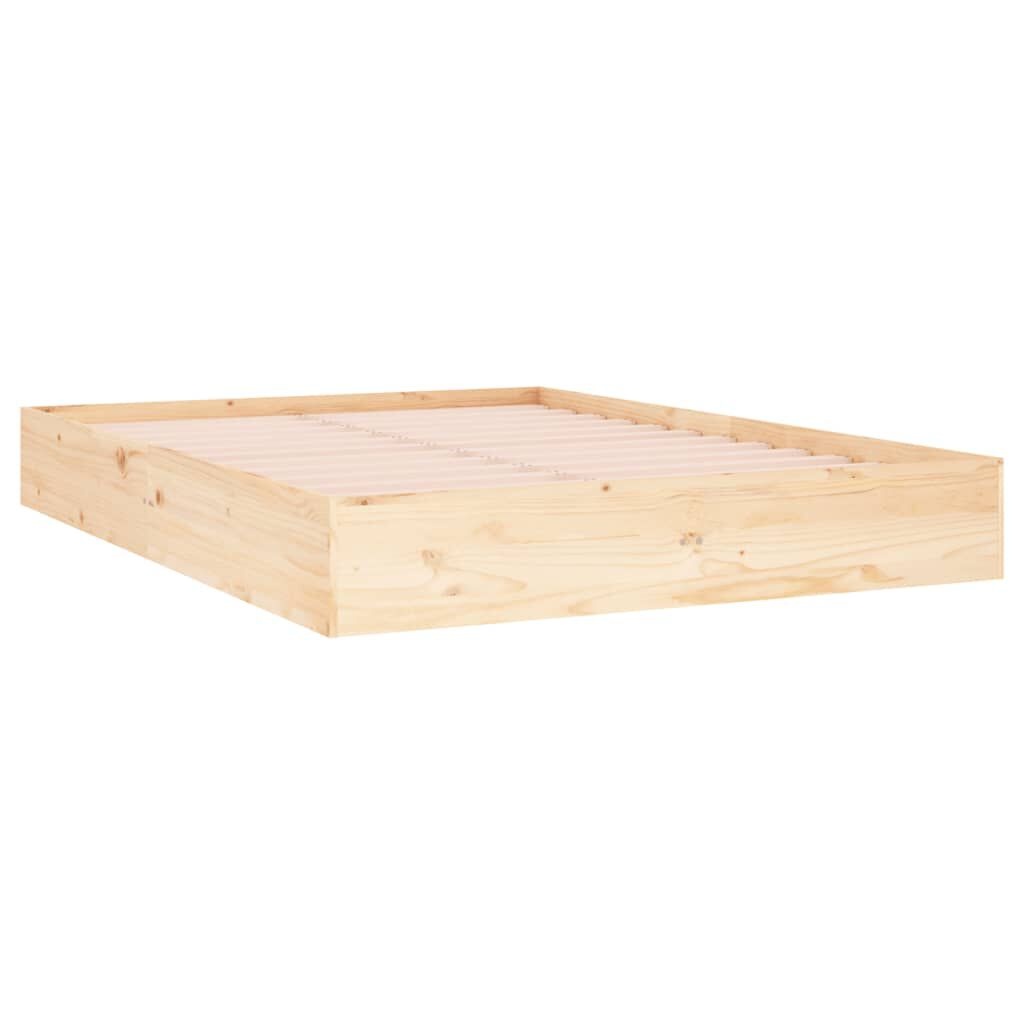 Massief Hout Bedframe 140x190cm - Nu met 34% Korting!