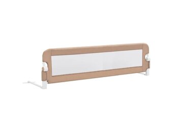 Bedhekje Peuter 150x42 cm Taupe - 33% Korting