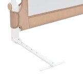 Bedhekje Peuter 150x42 cm Taupe - 33% Korting