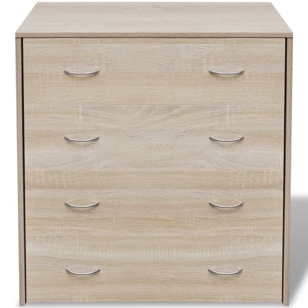 Dressoir met 4 Lades - Eikenkleur - 54% Korting!