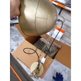 Industriële Hanglamp Messingkleurig 25W E27 - 53% Korting!