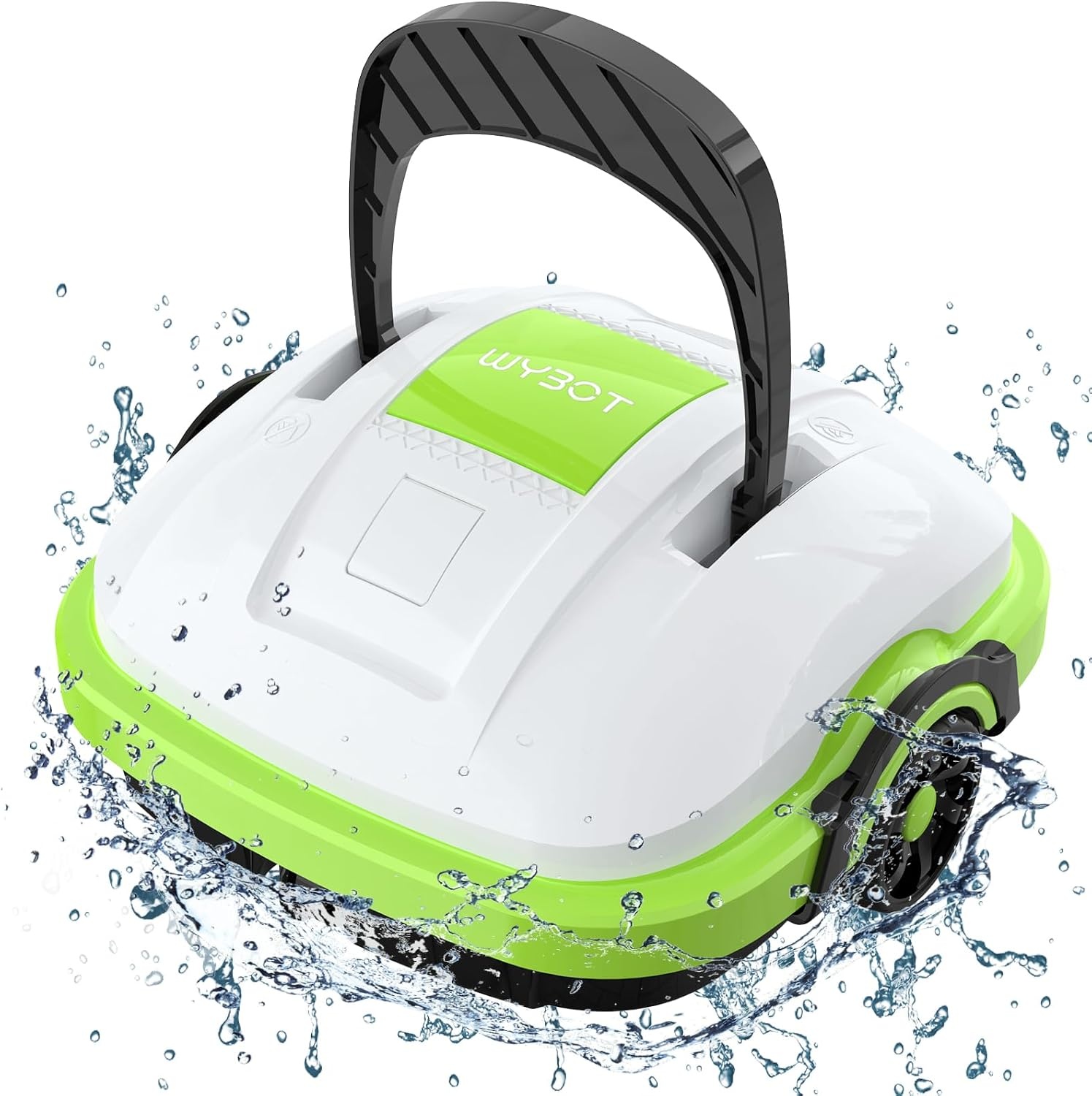 Zwembad Reiniger | Automatisch Draadloos | Accu Dubbele Motor | Wit Groen