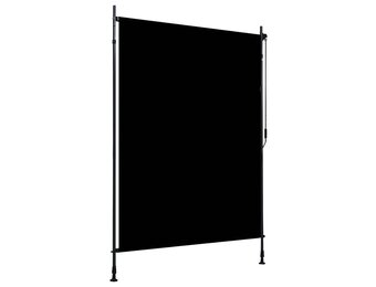 vidaXL Rolgordijn voor buiten 150x270 cm antraciet