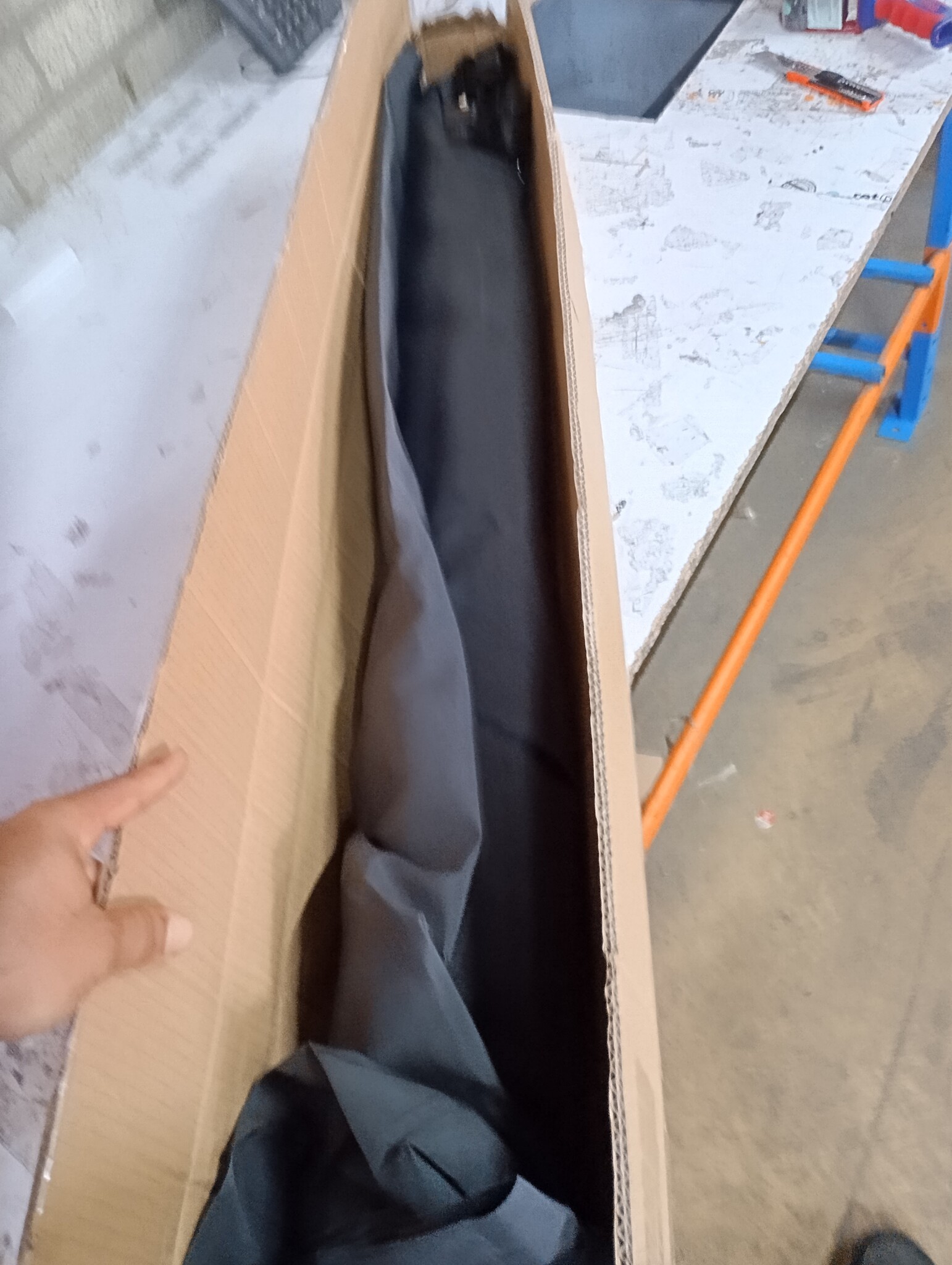 vidaXL Rolgordijn voor buiten 150x270 cm antraciet