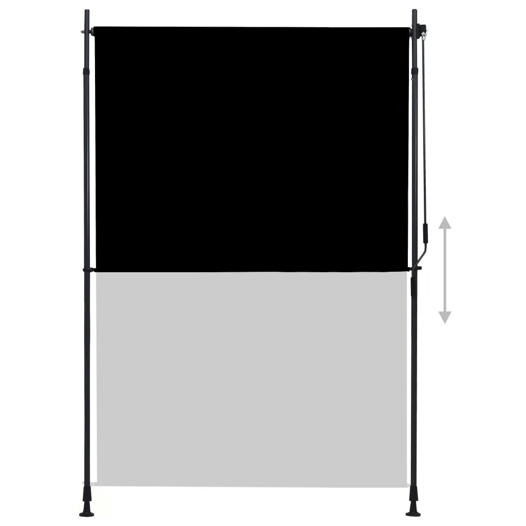 vidaXL Rolgordijn voor buiten 150x270 cm antraciet