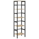 vidaXL Boekenkast Sonoma Eiken 40 x 29,5 x 149 cm Bewerkt hout