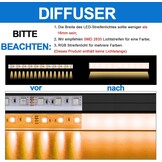Chesbung Black LED Aluminium Profile for 16mm LED Strips, U Shape LED Channel Diffuser Track with Milky White Cover and 90 Degree Corner Connector, Suitable for Philips Hue LED Light Strip