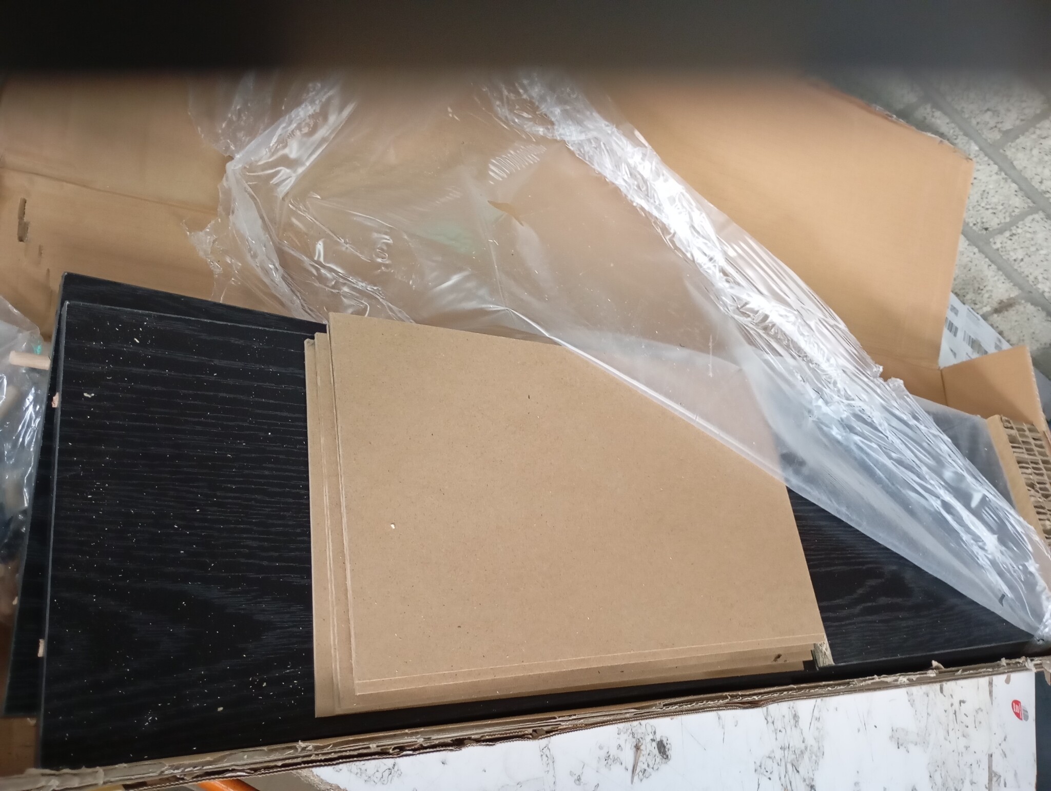 vidaXL Boekenkast Zwart Eiken 40x24x143 cm Engineered Wood