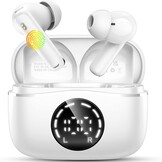 Nerunsa Bluetooth hoofdtelefoon, sport, hoofdtelefoon, draadloos, bluetooth, 50 uur speeltijd, in-ear hoofdtelefoon met ENC ruisonderdrukking, IP7 waterdicht, draadloze hoofdtelefoon