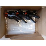EMART 6 stuks zandzakken en 6 klemmen fotoachtergrond groot 11,4 cm voor foto's studio, achtergronden