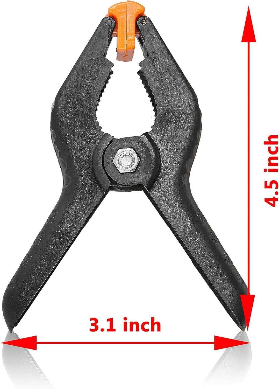 EMART 6 stuks zandzakken en 6 klemmen fotoachtergrond groot 11,4 cm voor foto's studio, achtergronden
