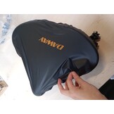 DAWAY C40 Fietszadel met extra zacht schuimvulling, voor dames en heren, senioren, universeel reservezadel voor hometrainer, MTB, e-bike, stadsfiets, racefiets