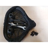 DAWAY C40 Fietszadel met extra zacht schuimvulling, voor dames en heren, senioren, universeel reservezadel voor hometrainer, MTB, e-bike, stadsfiets, racefiets