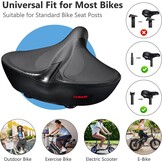 DAWAY C40 Fietszadel met extra zacht schuimvulling, voor dames en heren, senioren, universeel reservezadel voor hometrainer, MTB, e-bike, stadsfiets, racefiets
