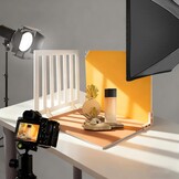 EMART Photography Background Set 42x29cm,14 Double Sided Background Papers and 2 Photography Windows,Suitable For Food,Jewellery, Skin Care Products and Small Product Photography
