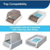 PetSafe ScoopFree Vervangende Blauwe Kristallen Kattenbak - Geurcontrole, Stofvrij, Lekvrij - 3-Pack