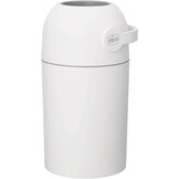 Chicco - Nappy Bin - Compacte Luieremmer met Deksel - Geurdicht - Eenvoudig in Gebruik - Makkelijk Schoon te Maken - Wit
