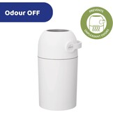 Chicco - Nappy Bin - Compacte Luieremmer met Deksel - Geurdicht - Eenvoudig in Gebruik - Makkelijk Schoon te Maken - Wit