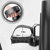 Office Bike - Sitting Bike - Home Trainer - Mobility Trainer - LCD Display - Fitness Bike - Black