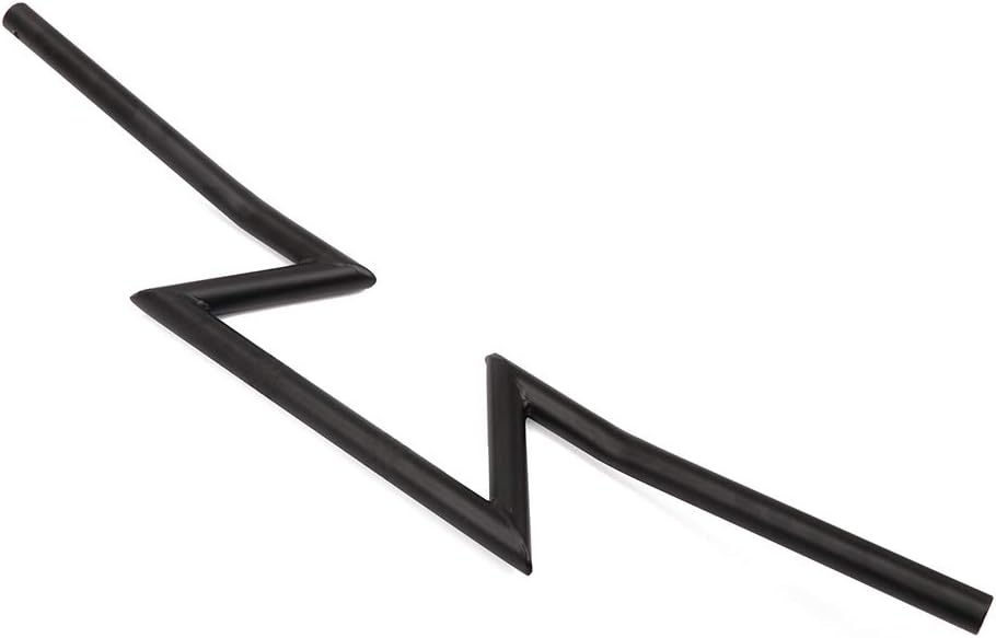 Motorfiets Stuur Z Bars 25mm 7/8 "Drag Stuur Universele Voor Sportster Cruiser XL 883 1200 Custom Chopper Softail Dyna Street Bob Zwart