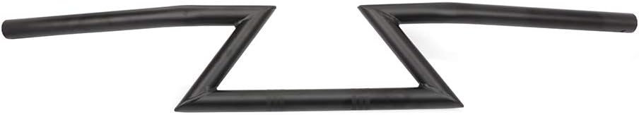 Motorfiets Stuur Z Bars 25mm 7/8 "Drag Stuur Universele Voor Sportster Cruiser XL 883 1200 Custom Chopper Softail Dyna Street Bob Zwart