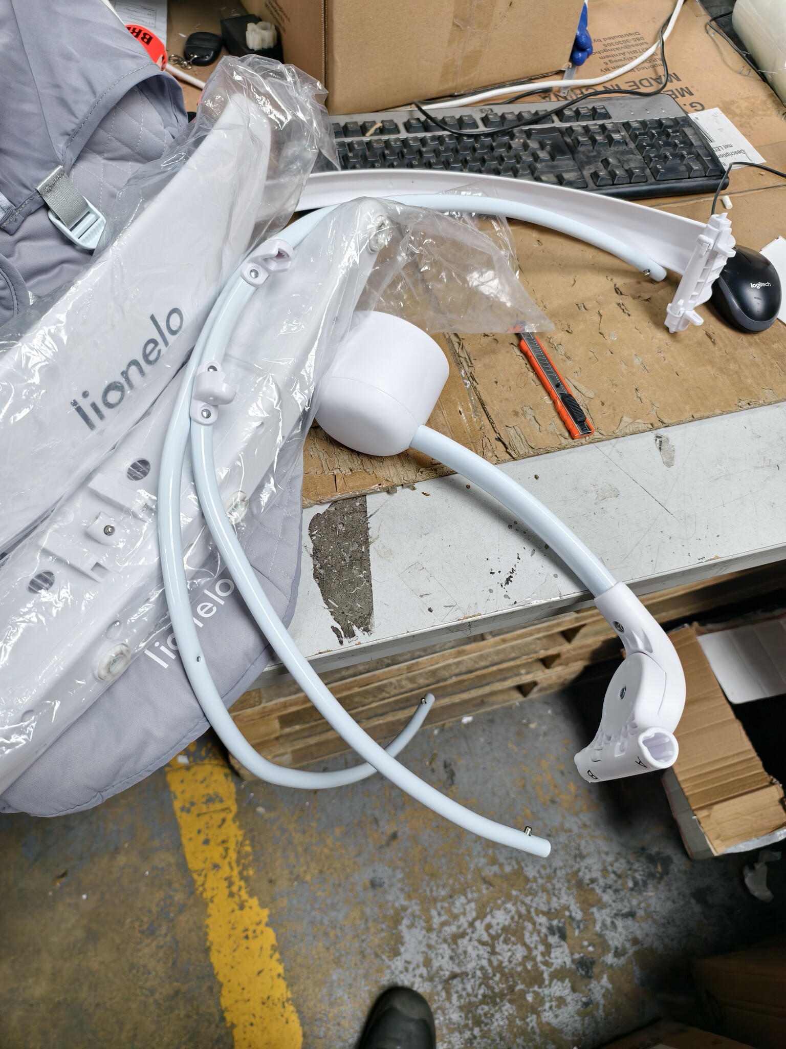 Elektrische Babywipstoel 70% Korting | 360° Draaibaar | 5 Schommelstanden | Grijs
